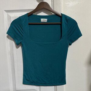 Sincerely Jules for Bandier Women's Blue and Green Shirt